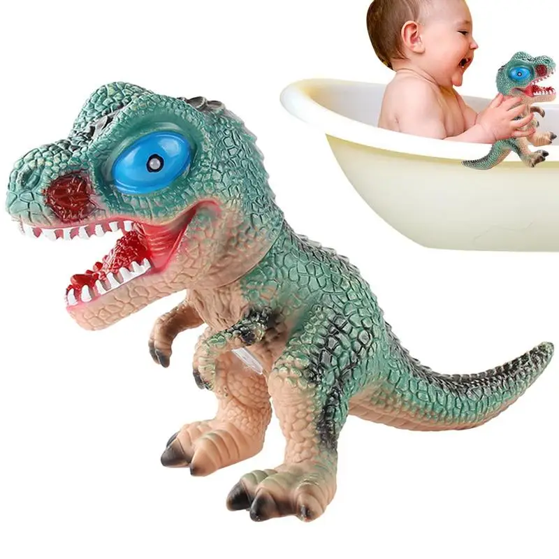 

Soft Dinosaur Toys Realistic Rubber Squeaky Dinosaur Toy Stimulation Dinosaur Toy Soft Dinosaur Model With Gleamy Eyes