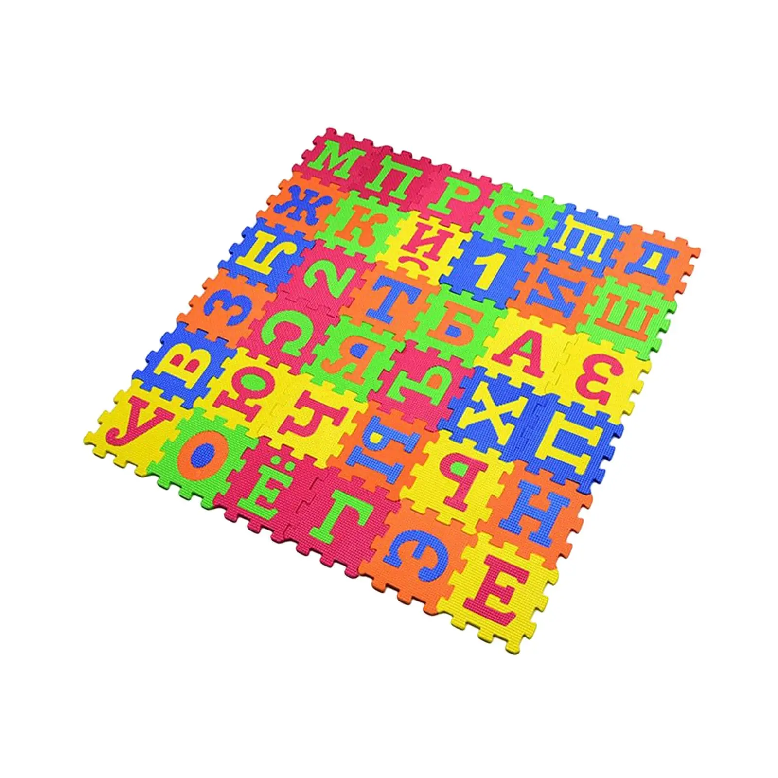 

EVA Foam Floor Play Mat Russian Letter Educational Puzzle Mat for Bay Window