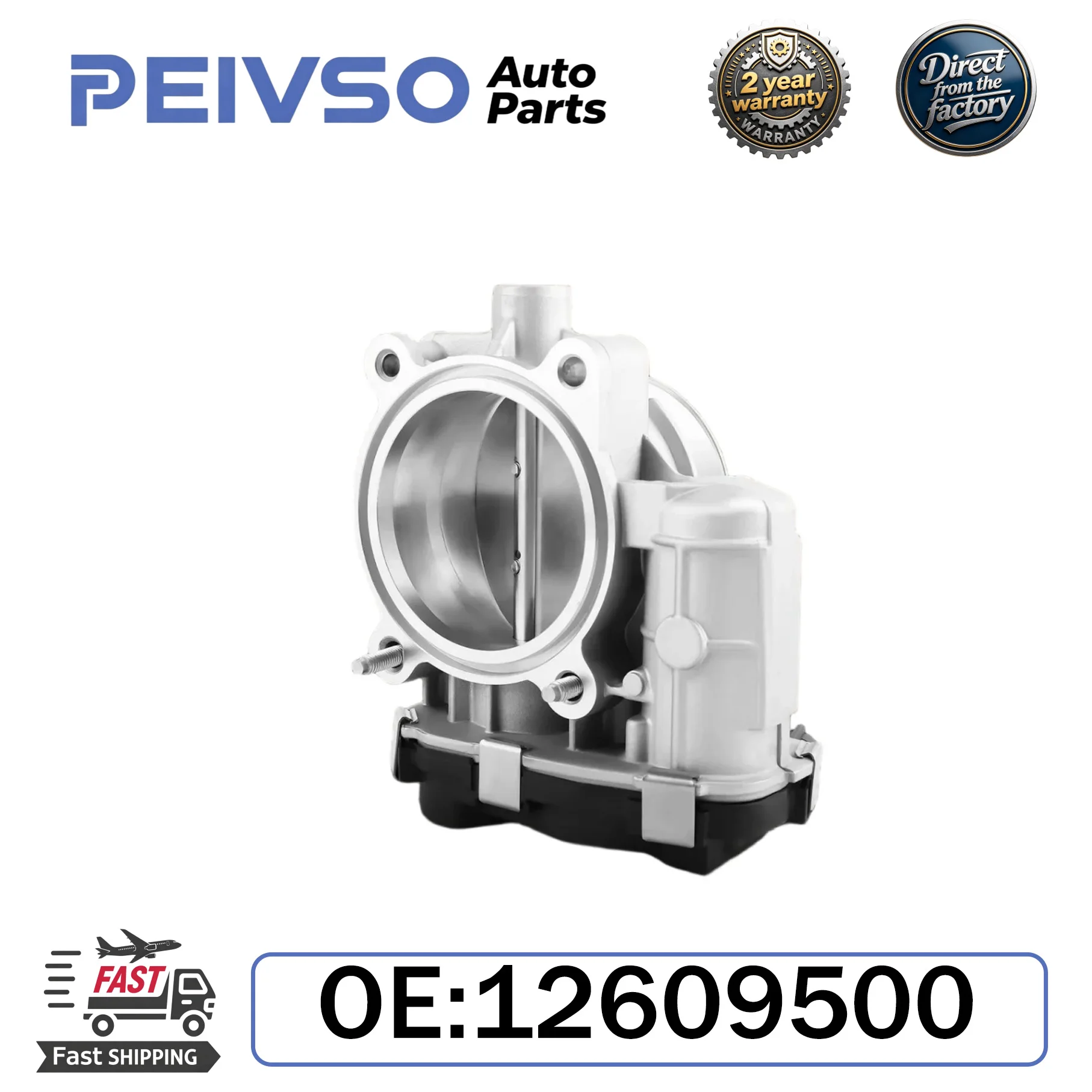 Фото Дроссельная заслонка PEIVSO 12609500 для Buick Lucerne, Terraza, Chevrolet Equinox, Impala, Malibu, Pontiac Torrent, Saturn Relay V6 12577029 №1