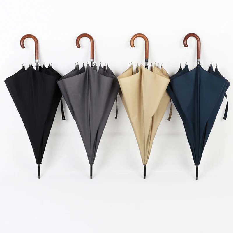 

Large Cane Long Handle Windproof Folding Umbrella Big Black Outdoor Smart Japanese Umbrella Luxury Guarda Chuva Rain Gear