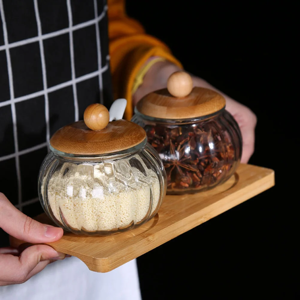 Диспенсер Стеклянный офисный контейнер для маринования Мини-контейнеры закусок