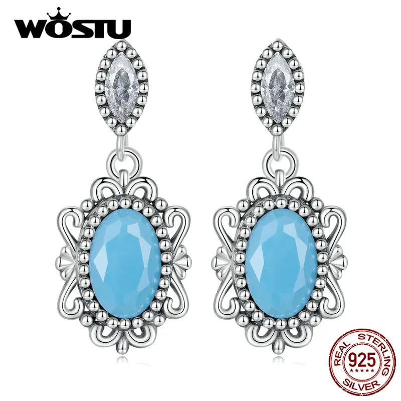 

Женские серьги-подвески в виде цветка, из серебра 925 пробы