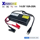 XINMORE 14,6 V 10A-20A Lifepo4 литиевое зарядное устройство для 4S 12V (14,4 V) умное зарядное устройство регулируемое зарядное устройство с дисплеем