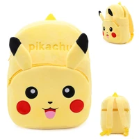 pokemon pikachu backpack children lovely fashion plush schoolbag cartoon comic knapsack candy bag birthday gift hot selling