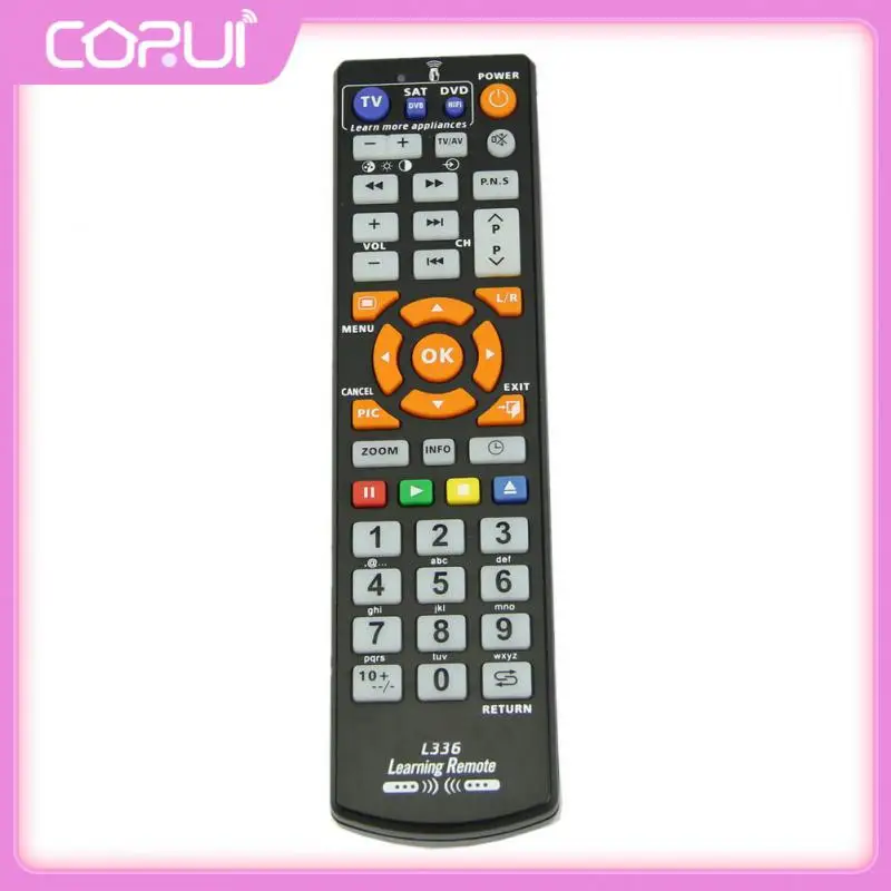 

2/3/5PCS Universal Remote Control Smart Copy Learning Controller Tv For Tv Cbl Dvd Sat Stb Dvb Hifi Tv Box Vcr Str-t Ir L336