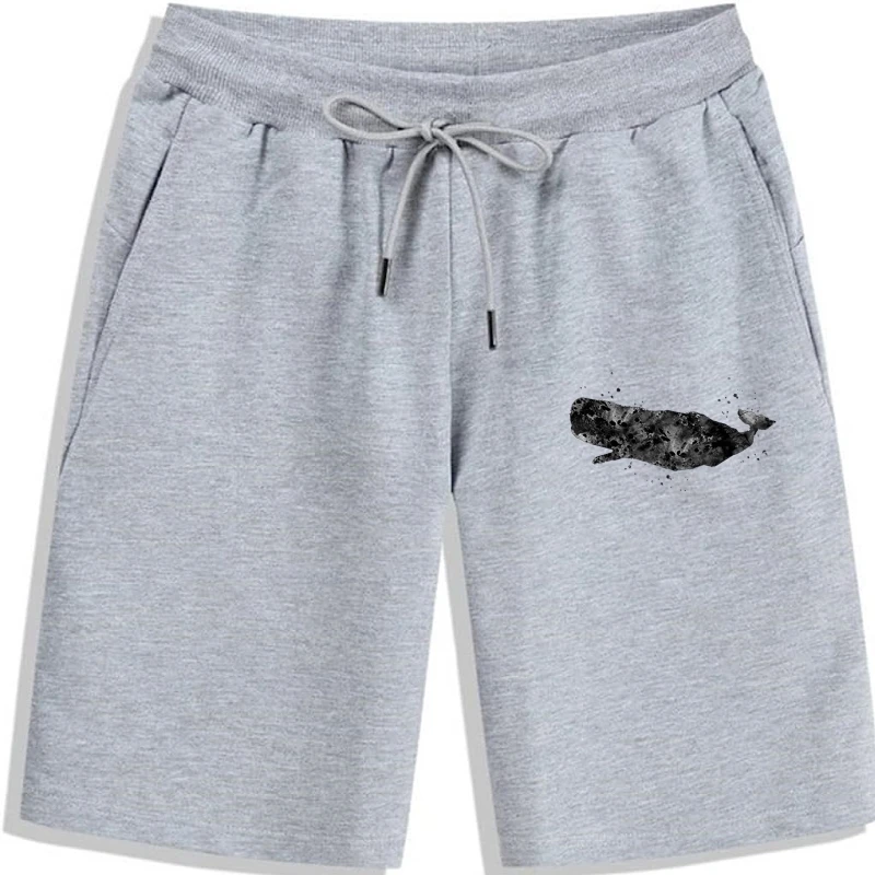 

Men's Sperm Whale men Shorts Design shorts for men Crew Neck Natural Cute Comical summer Vintage men Shorts