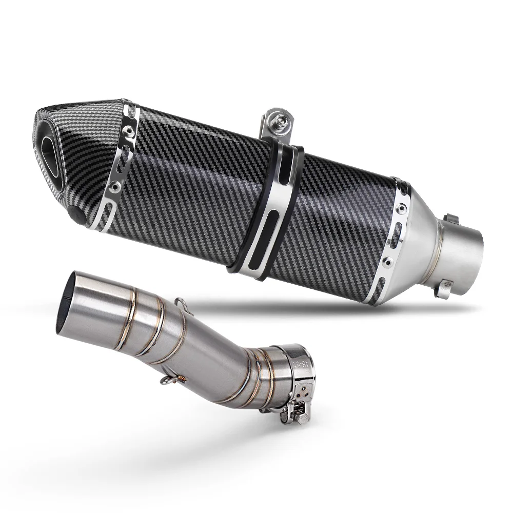 Для CB400 CBR400 CB500F CB500X CBR500 CBR500R 2016-2022 выхлопная труба мотоцикла Escape Moto Mid Link Pipe 51 мм глушитель (art.: 3920d06f52b2f) - 3920d06f52b2f