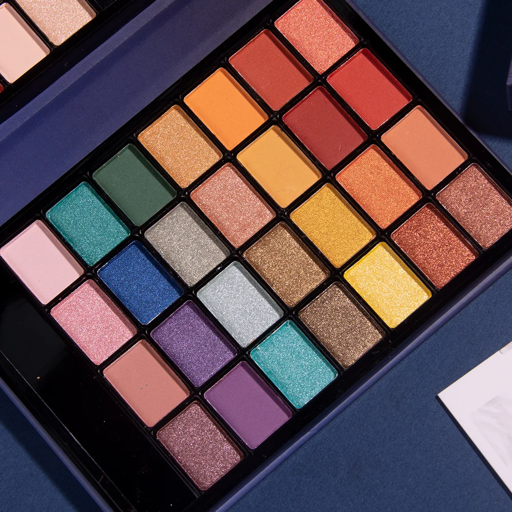 

48 Colors Portable Small Eyeshadow Palette with Mirror Matte Vegan Eye Shadow make up palette High Pigment Cosmetic for Travel