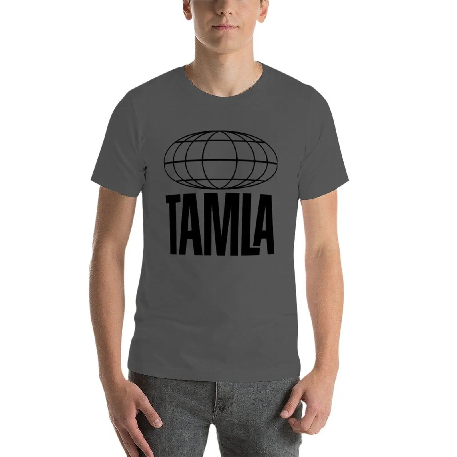 Фото Футболка с винтажным принтом Tamla Label, с круглым вырезом №3