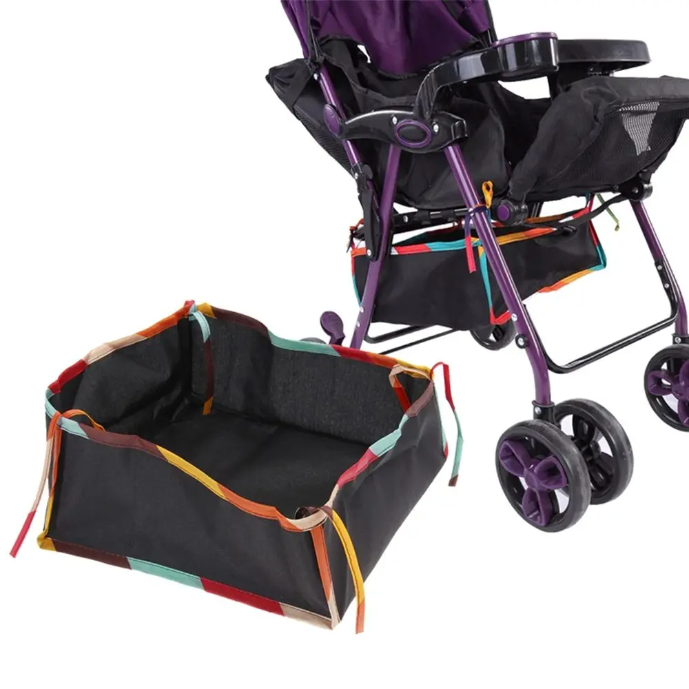 Корзина для детской коляски подвесная корзина для детской коляски портативный универсальный органайзер сумка