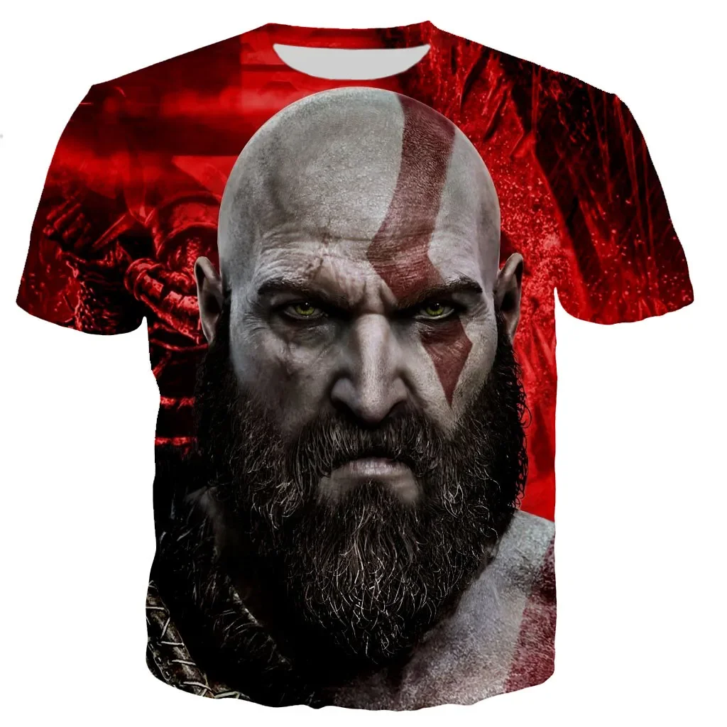 

Hot Game God of War Printed 3D T-shirt Men/women 2021 New Fashion Cool Casual Shirts Unisex Harajuku Style Streetwear Tops