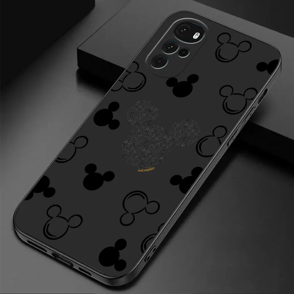 Чехол с логотипом Минни Маус Disney для Motorola Moto G71 G72 G32 G60 G51 G50 G30 G31 G73 G60s G52 G53 G22