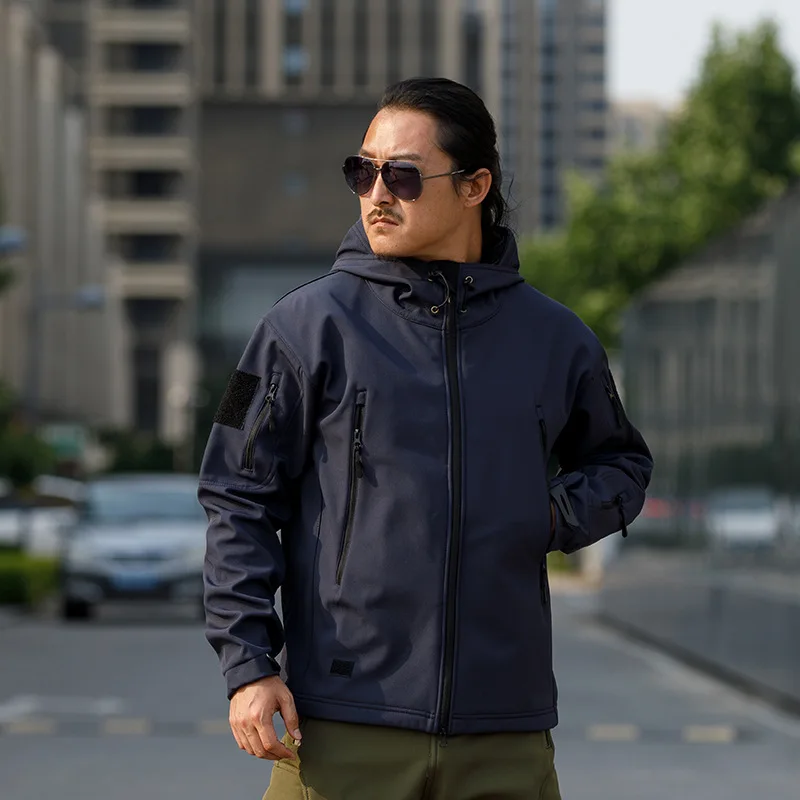 Походная куртка для мужчин новинка зимы 2024 Тактические Водонепроницаемые