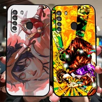 japan anime jojos bizarre adventure phone case for samsung galaxy a01 a02 a10 a10s a31 a22 a20 4g 5g carcasa back