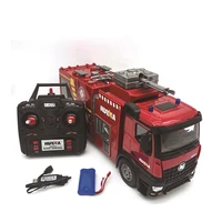 huina 114 1562 rc box water sprayable fire truck remote control car model outdoor toys for children gifts th18050 smt8
