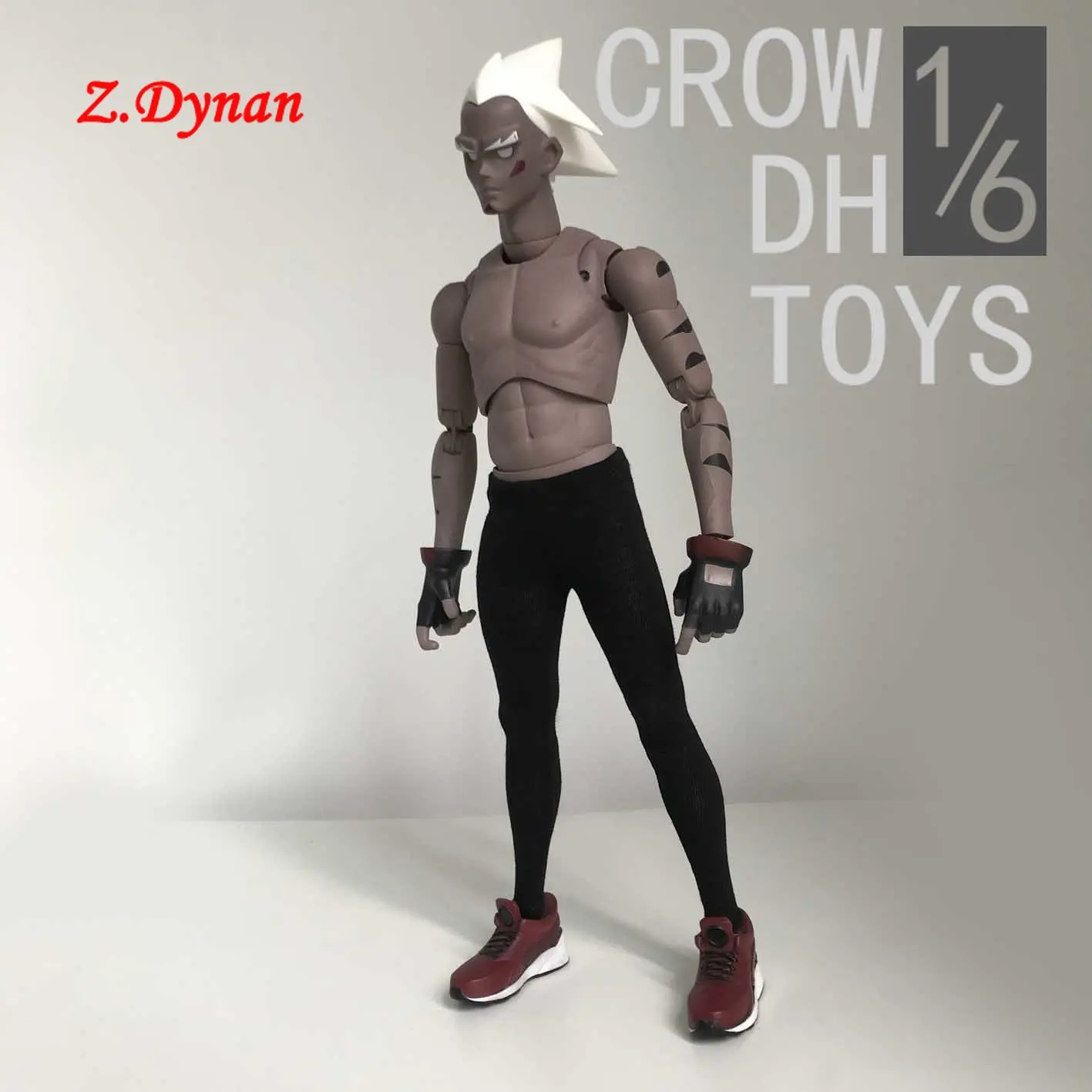 

1/6 обтягивающие черные штаны CROW DH TOYS, обтягивающие кукольные штаны для 12-дюймовых экшн-фигурок, одежда