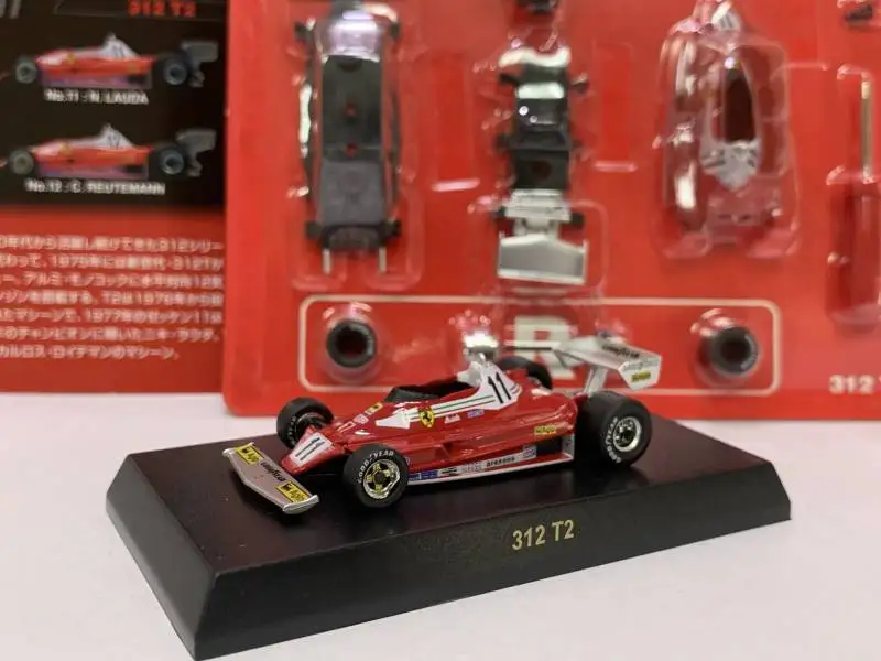 

1/64 KYOSHO Ferrari 312 T2 1977 LM F1 RACING Collection of die-cast alloy assembled car decoration model toys
