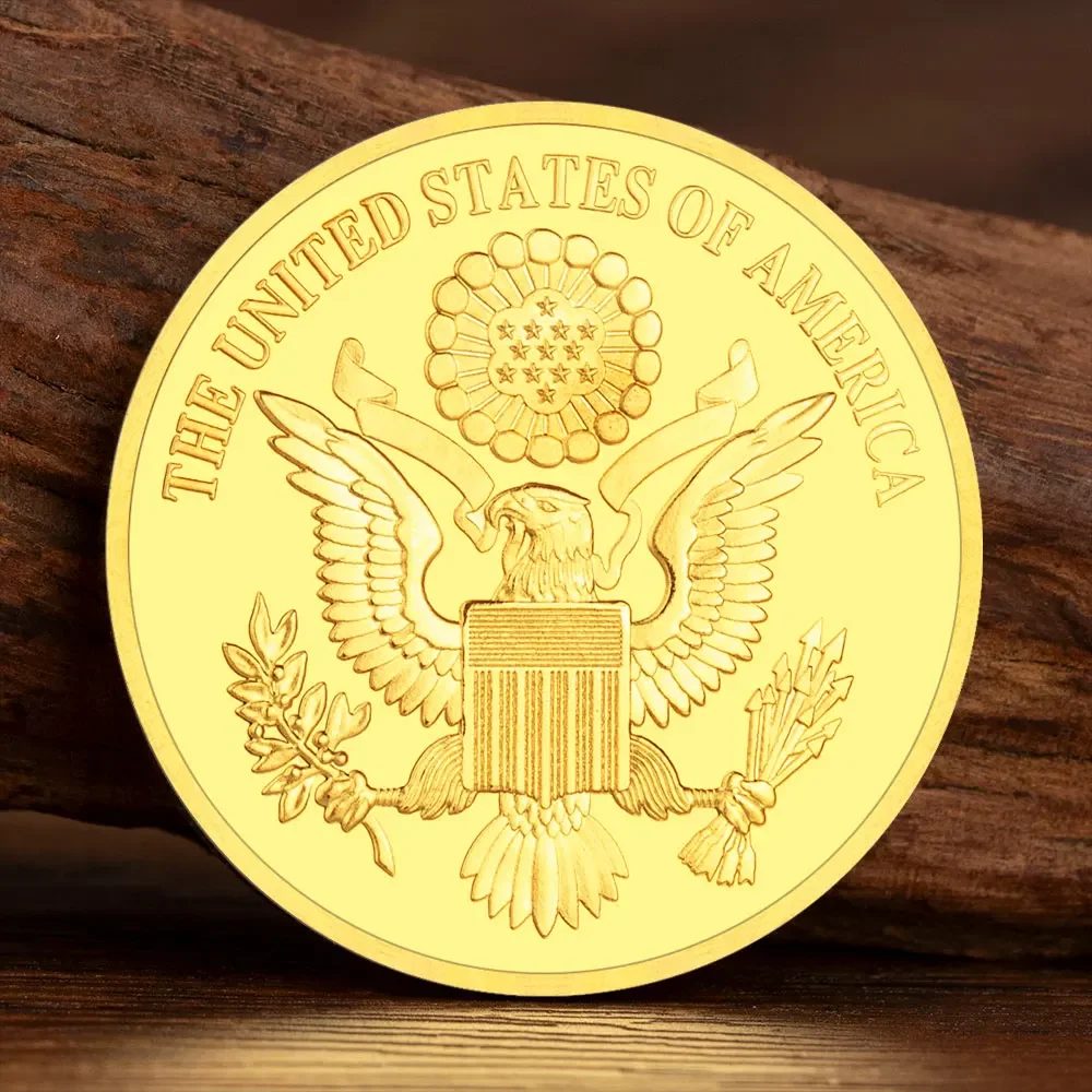 Позолоченная памятная монета американского орла Lucky Gold Coin