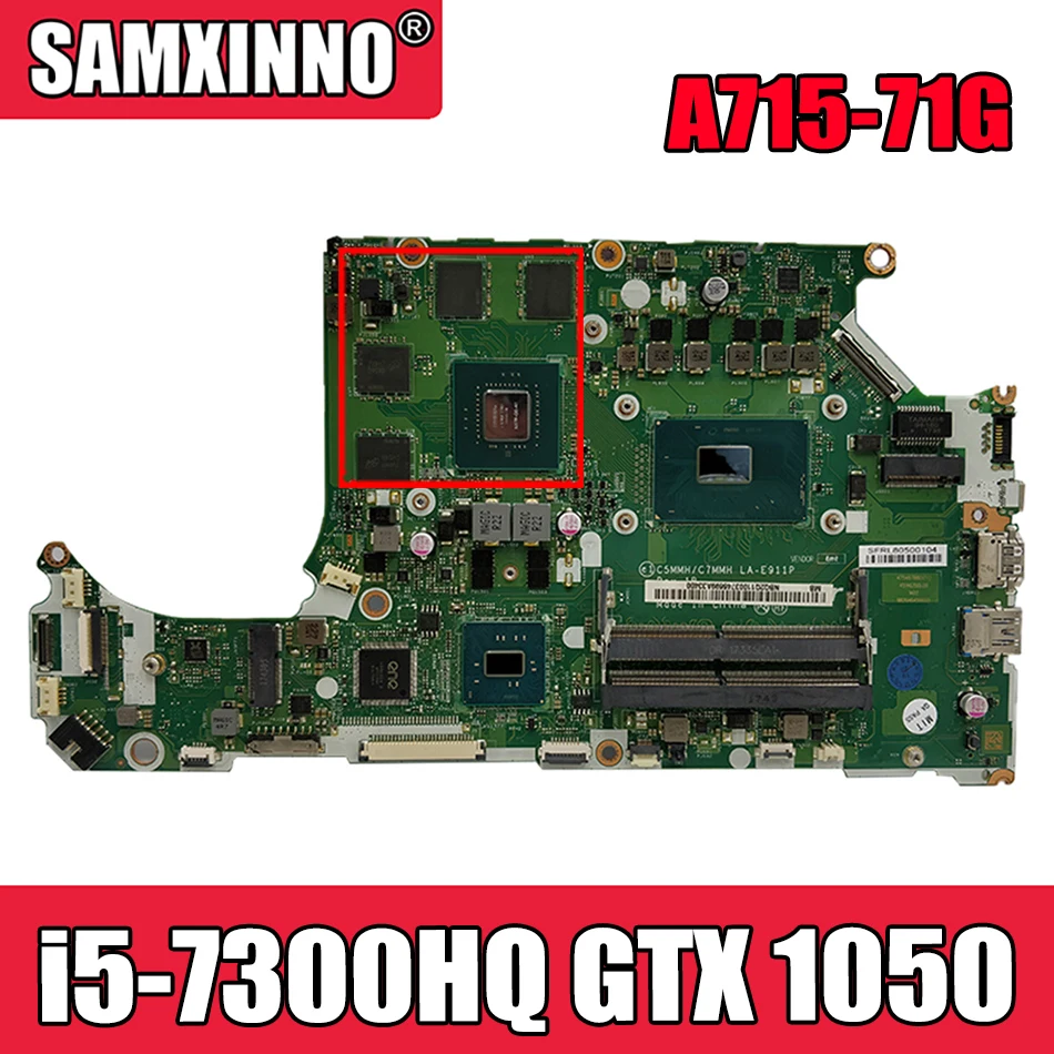 A715-71 материнская плата для ноутбука ACER A715-71G AN515 ноутбук C5MMH/C7MMH LA-E911P NBQ2Q11006 с
