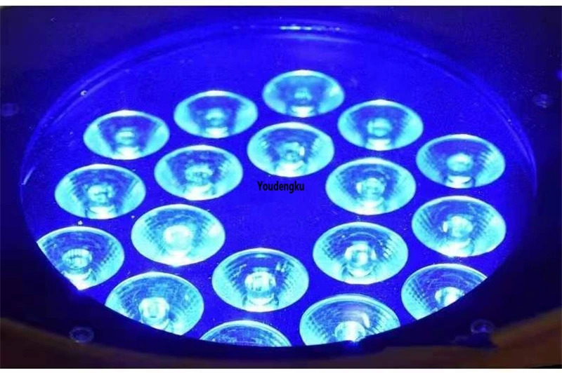 4 шт. с кейсом свадебный диджейский светодиод номинальной банки 18x15 Вт 5-в-1