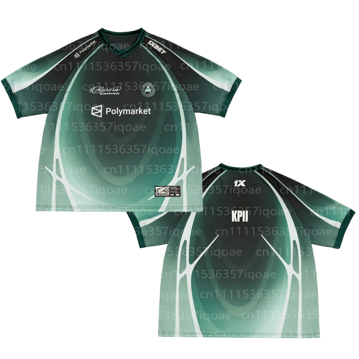 Фото Летняя форма 2026 Aurora Gaming E-sports Club: тренировочные футболки для игроков CS2 ESL Pro League, персонализированные футболки, подарки для мальчиков, топы №5