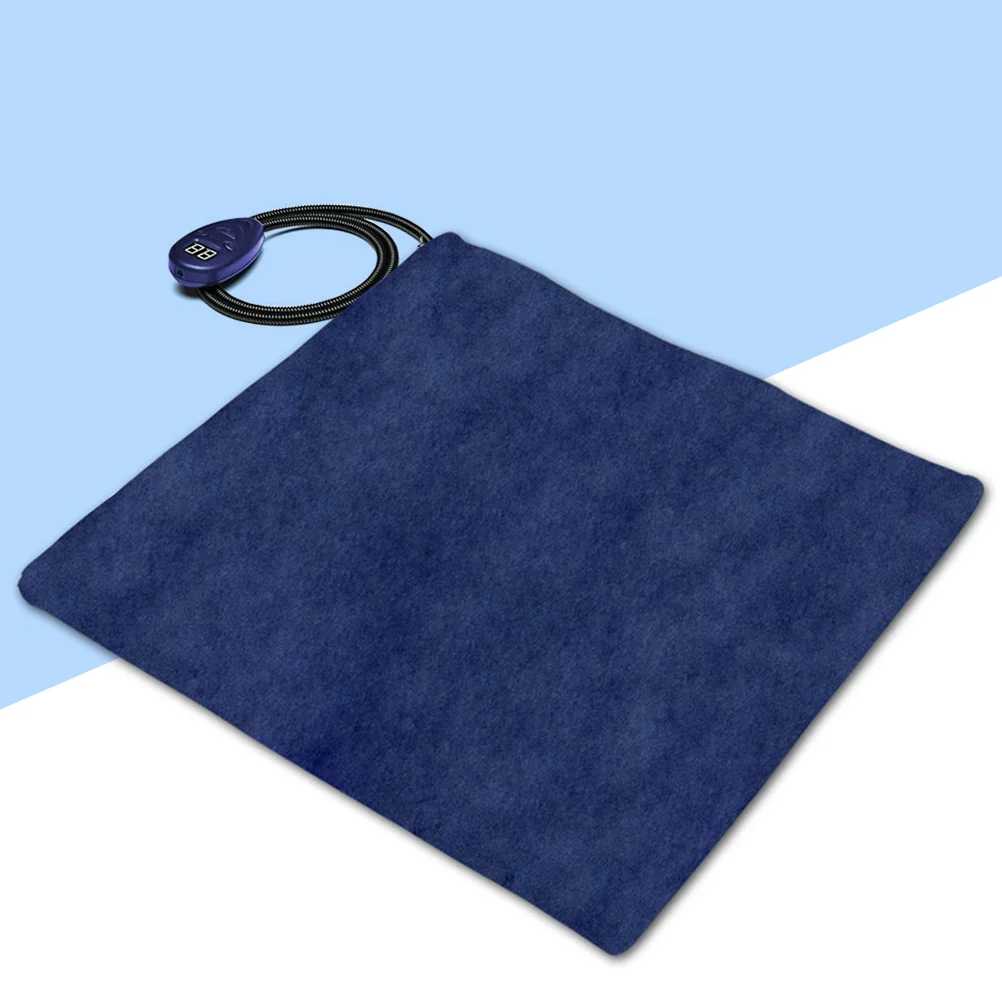 

18W Adjustable Temperature Pet Heating Warmer Dog and Cat Bed Mat with US Plug (Blue)