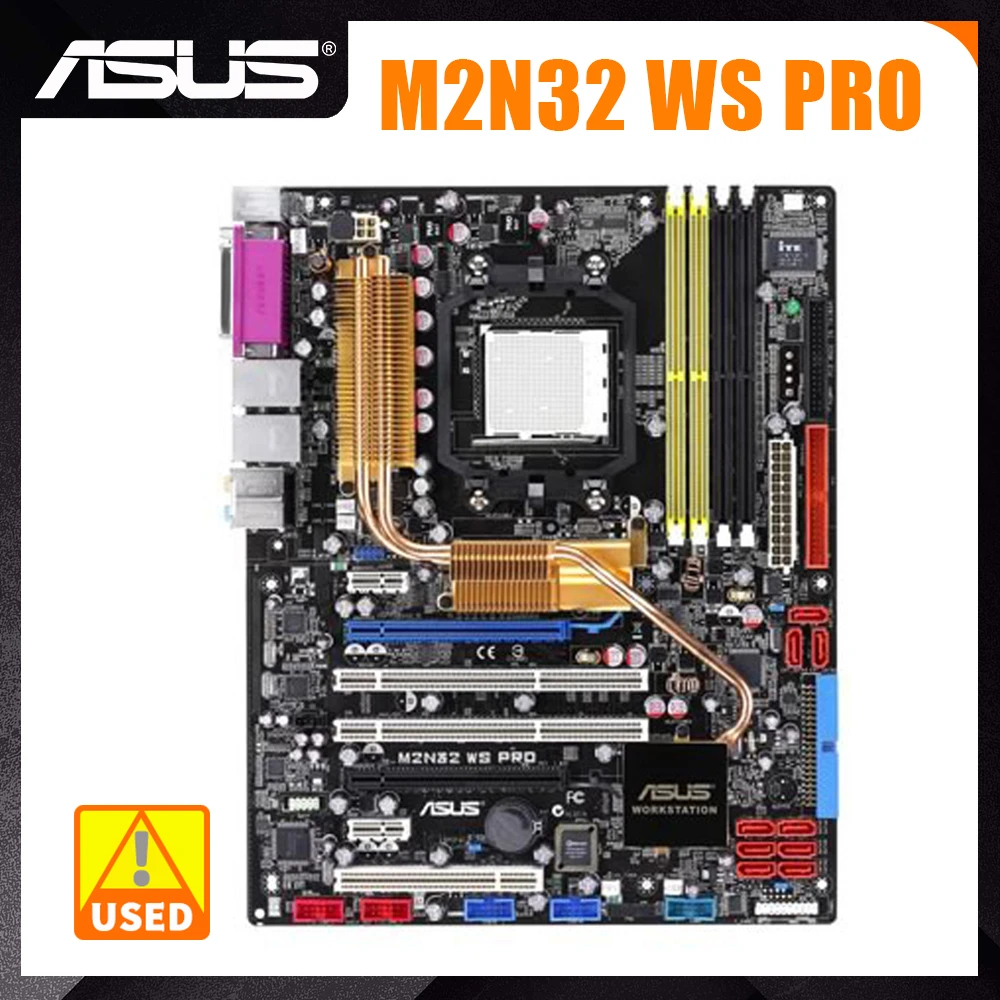 

ASUS M2N32 WS PRO Motherboard AM2 Motherboard DDR2 800 Memory NVIDIA nForce 590 SLI Support Athlon 64 X2 CPU USB PCIE X16 ATX