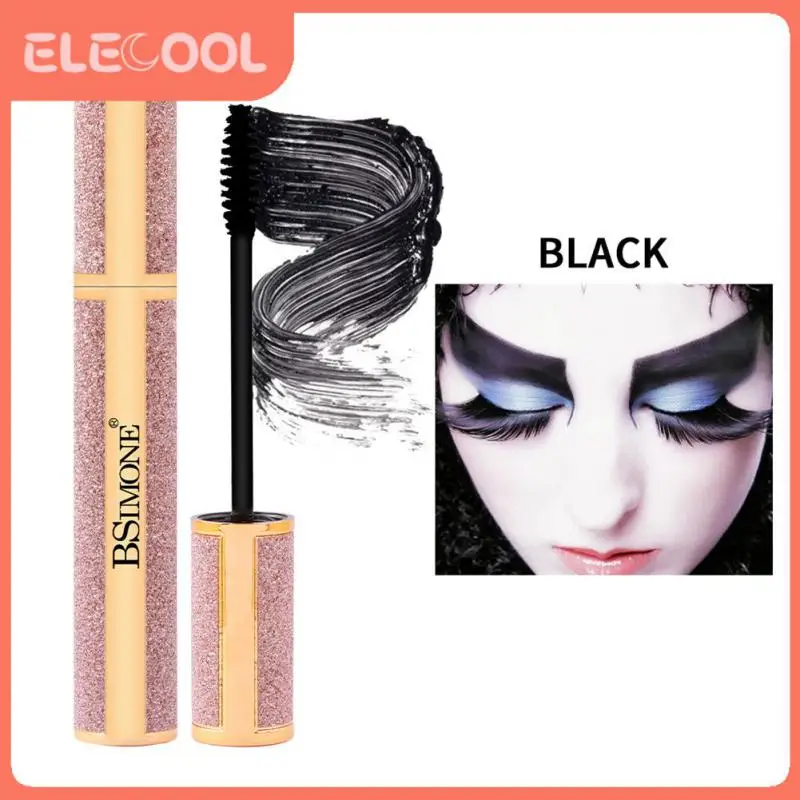 

1 Pc 4D Silk Fiber Eyelashes Lengthening Mascara Waterproof Long Lasting Lash Black Eyelashes Extension Make Up 4D Mascara TSLM1