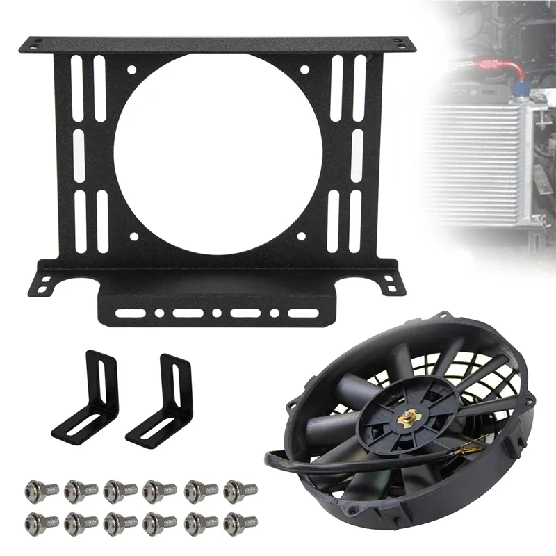 Масляный радиатор 28 рядов монтажный кронштейн новый электрический вентилятор 7