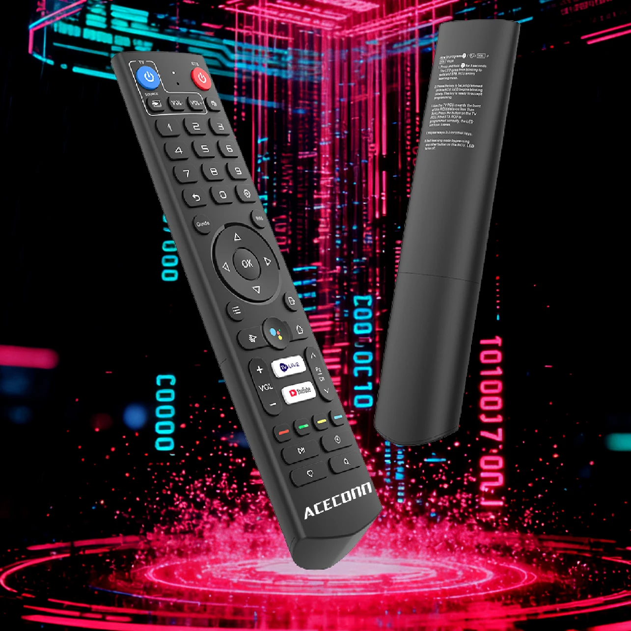 Пульт дистанционного управления для Pi, TVPLUS Pro, Sword, Shield, Diamond ACECONN Sword IPTV Box TV plus pro TV Box Android и Linux Streaming Box (art.: 3920d1d3996fc) - 3920d1d3996fc
