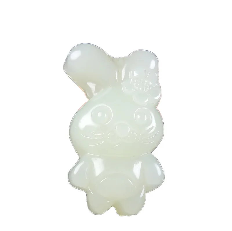 Горячая Распродажа натуральный ручной вырезать Hetian Белый Нефрит Зодиак Подвеска