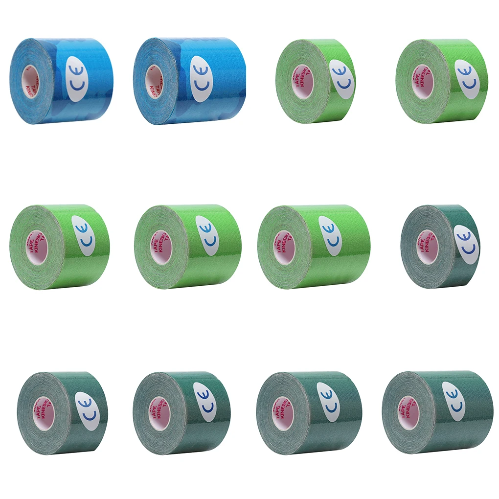 

1pc Kinesiology Tape Muscle Bandage Sports Cotton Elastic Adhesive Strain Injury Tape Knee Muscle Pain Relief 7 5cm 5m 10cm 5m