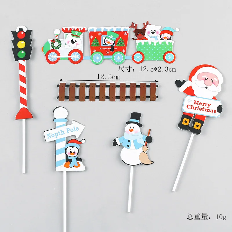 

Рождественские украшения для торта