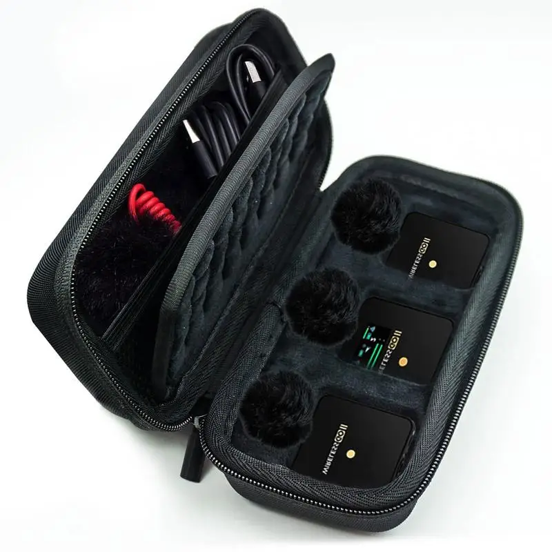 

For Rode Wireless Go II Tool Case Waterproof Shockproof Storage Sealed Travel Case Impact Resistant Suitcase EVA Hard Box