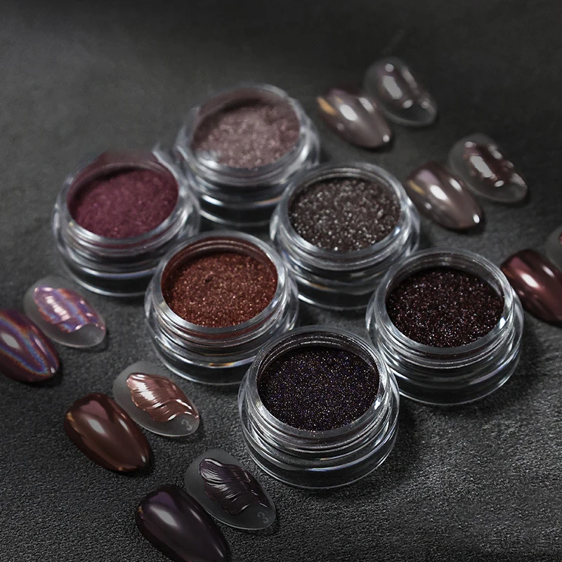 1 коробка волшебное зеркало для ногтей блестки нерегулярная вспышка блестящие