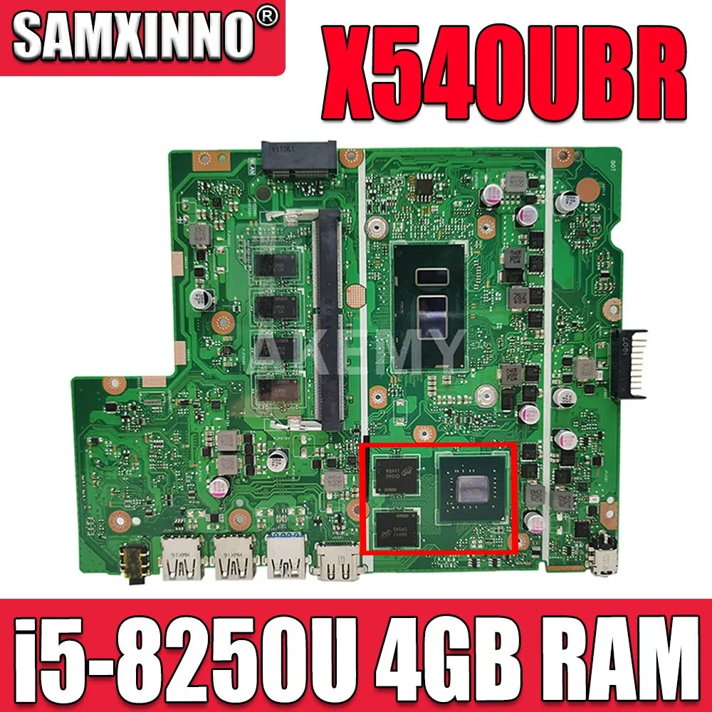 

SAMXINNO X540UBR Laptop Motherboard For Asus X540UB X540UBR X540UV REV 2.0 MainBoard W/ i5-8250U CPU 4GB RAM (V2G)