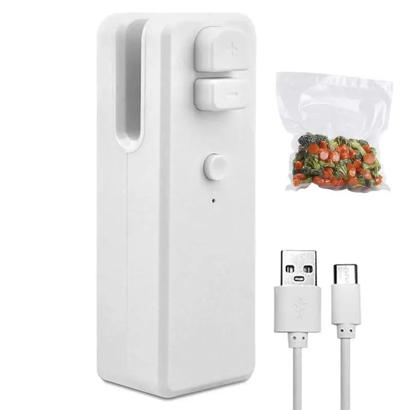 

Food Vacuum Sealers Machine Mini Bag Sealing Machine For Food Reusable Food Sealing Kitchen Gadget Bag Resealer Machine For