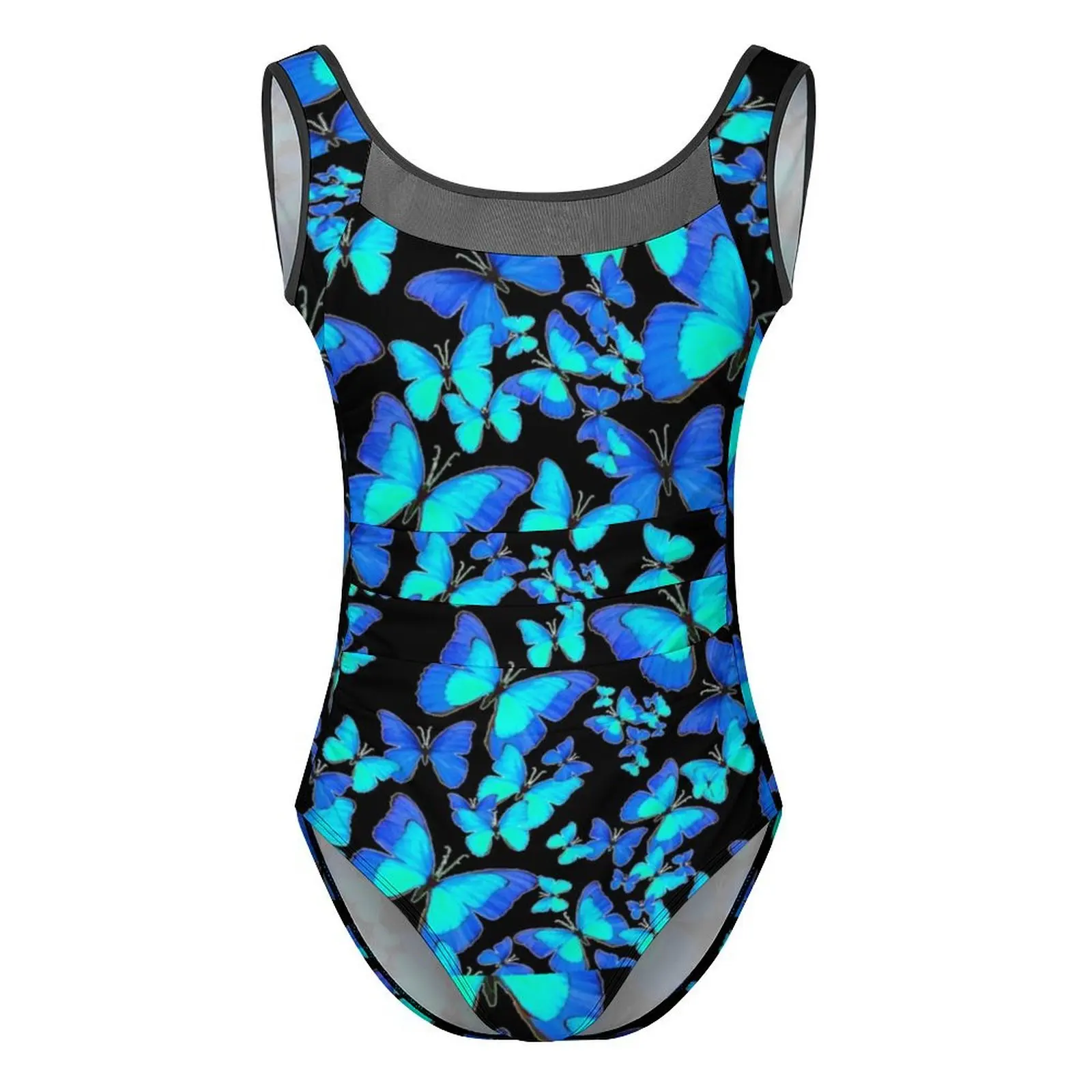 Женский слитный купальник с эффектом пуш-ап