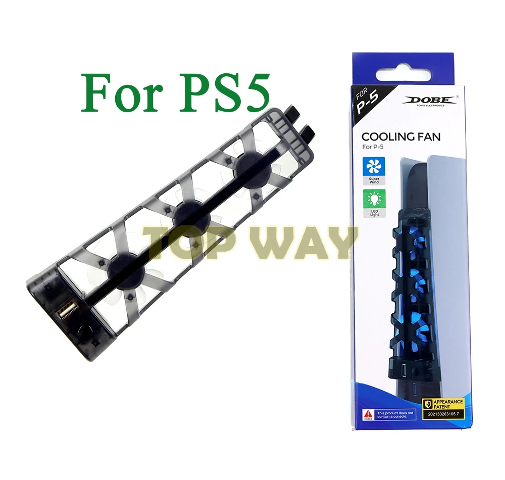 

5 шт. для PS5 аксессуары охлаждающий вентилятор для Playstation 5 как для дисков, так и для цифровых версий игровые аксессуары