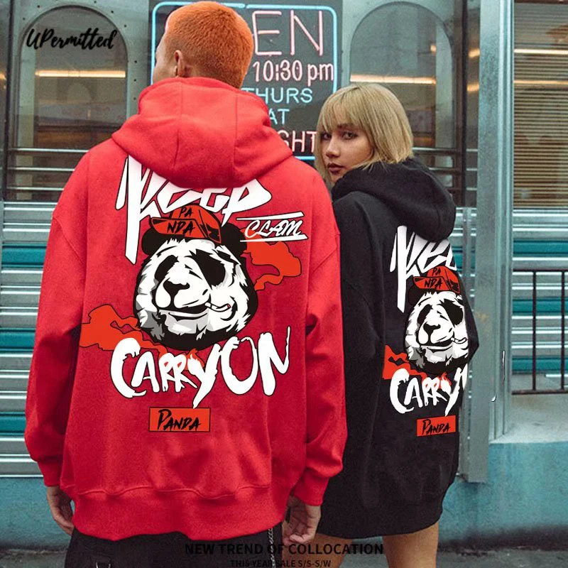 

2022 Spring Autumn Men Couple Hoodies Casual Loose Japanese Fashion Man Hooded Sweatshirts Oversize Hip Pop Streetwear Tops