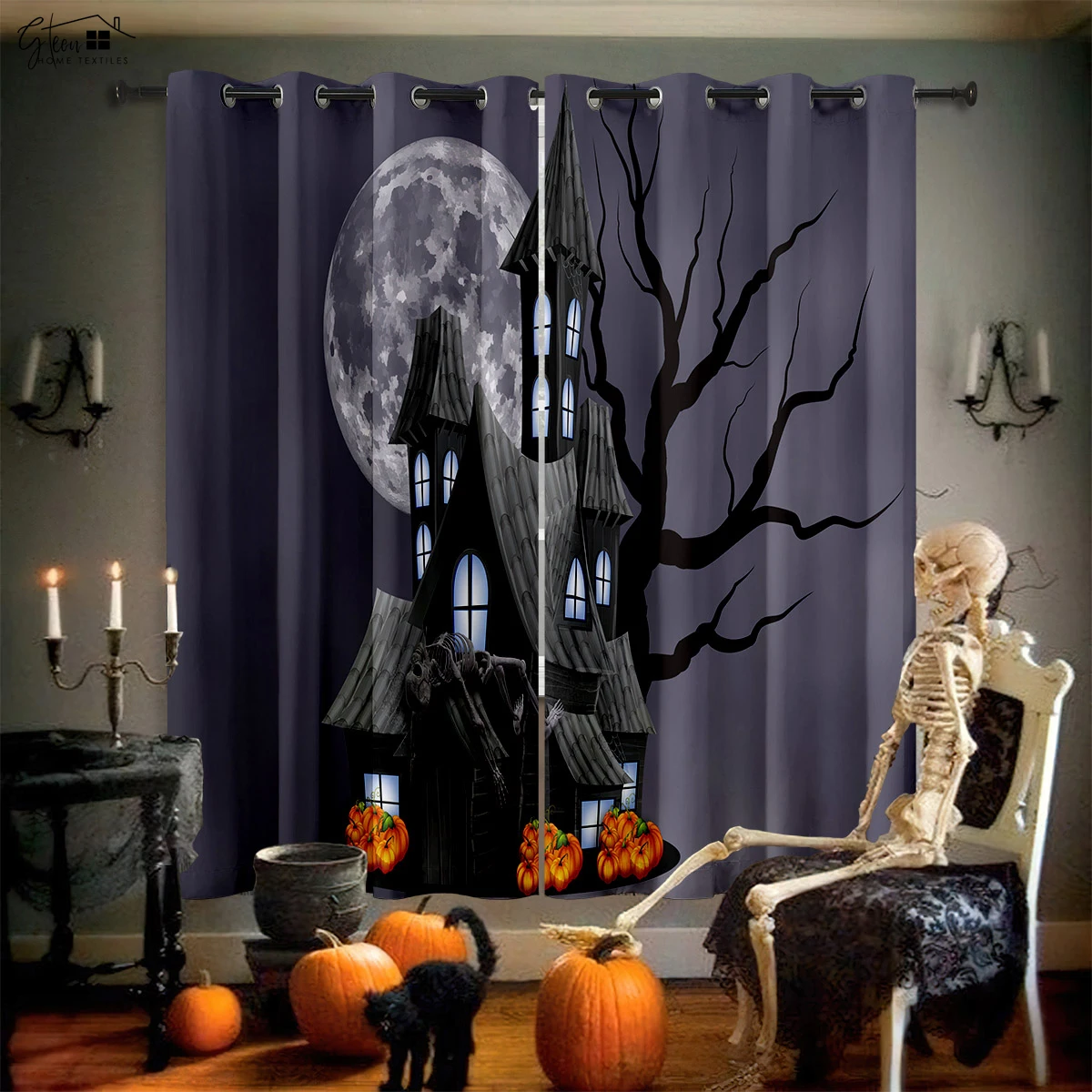 

Декоративные шторы с мультяшным принтом