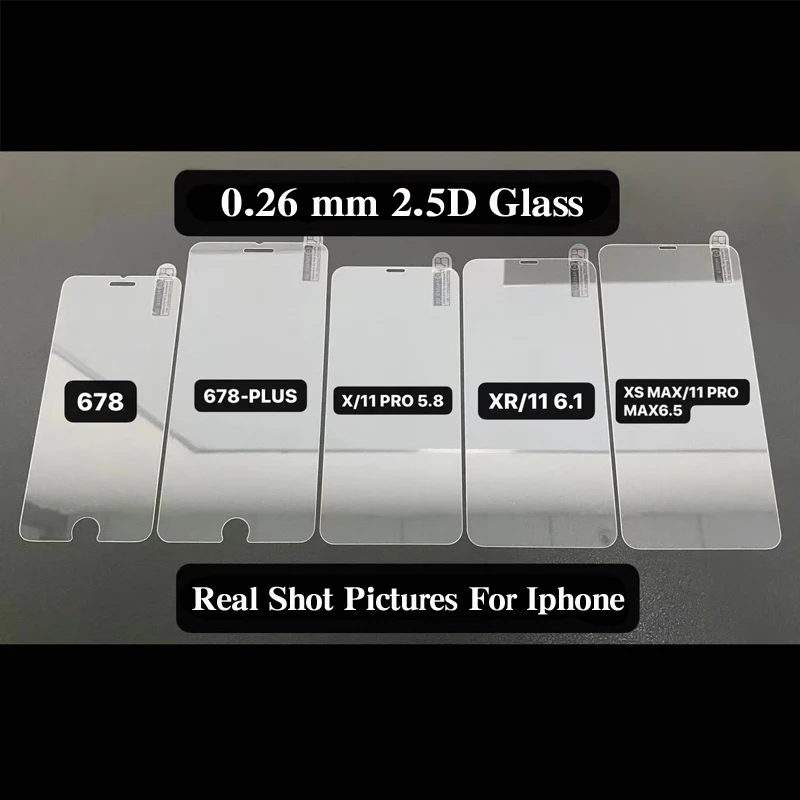 Защитное стекло закаленное для iphone 12 pro max 11 mini 6 6s 7 8 plus X Xr Xs Max