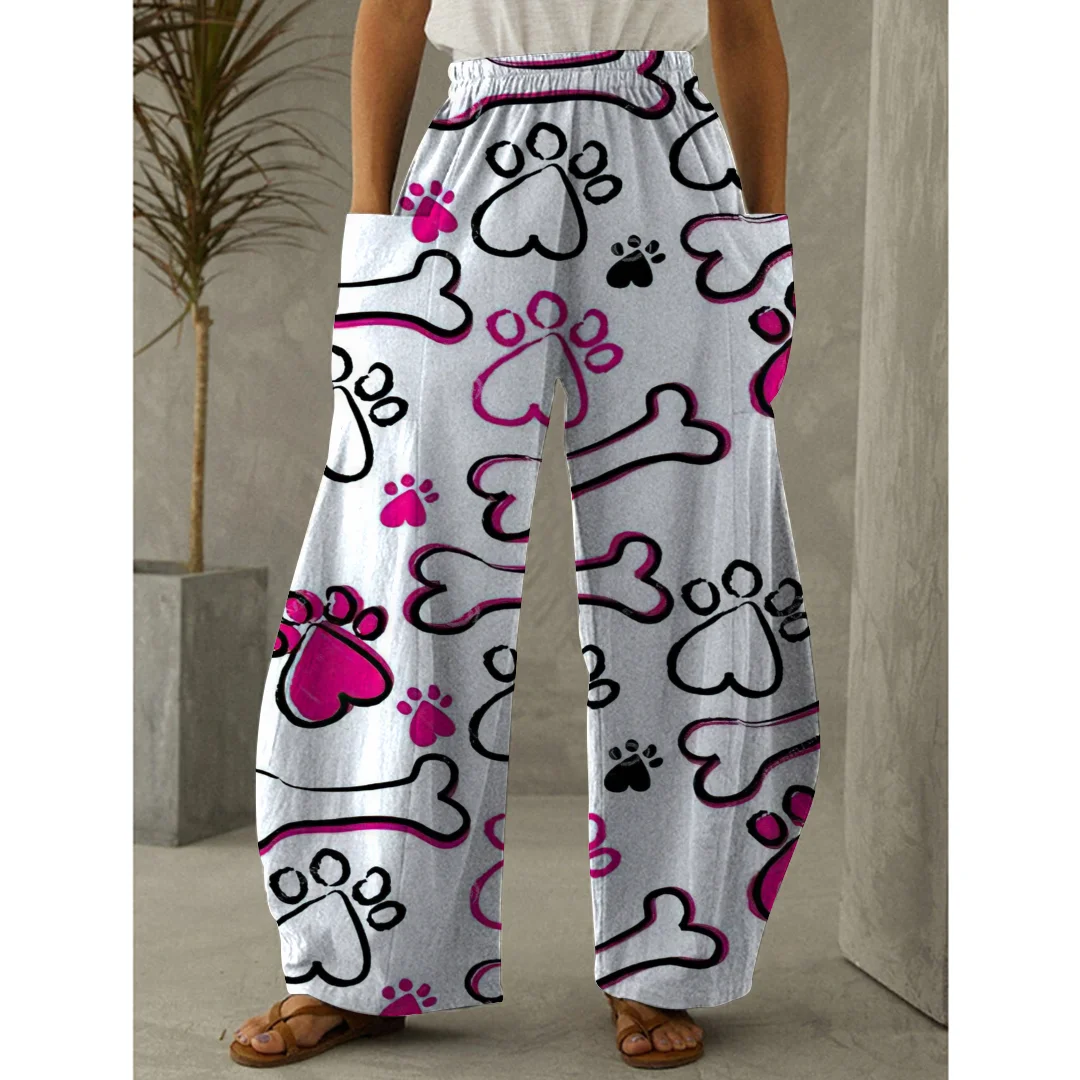 

Новинка лета 2022, женская одежда, женские свободные брюки, повседневные модные классические трендовые брюки, праздничная одежда большого ра...