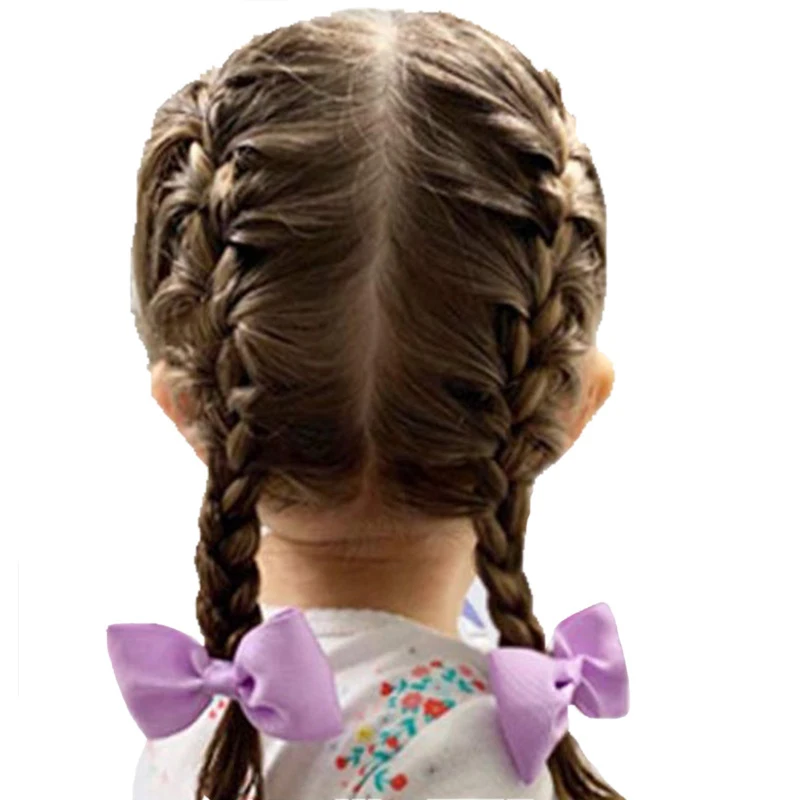 

20pcs/lot Bowknot HairBand Grosgrain Ribbon Ponytail Holder For Baby Rubber Band Girl Hair Rope Scrunchie Hair Accessories