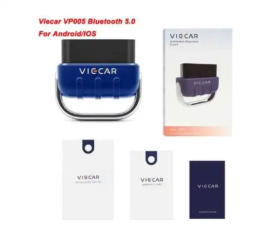 

Viecar VP005 ELM327 Bluetooth V5.0 OBD2 Car Diagnostic Tool OBD II Scanner Auto Diagnostic Tool