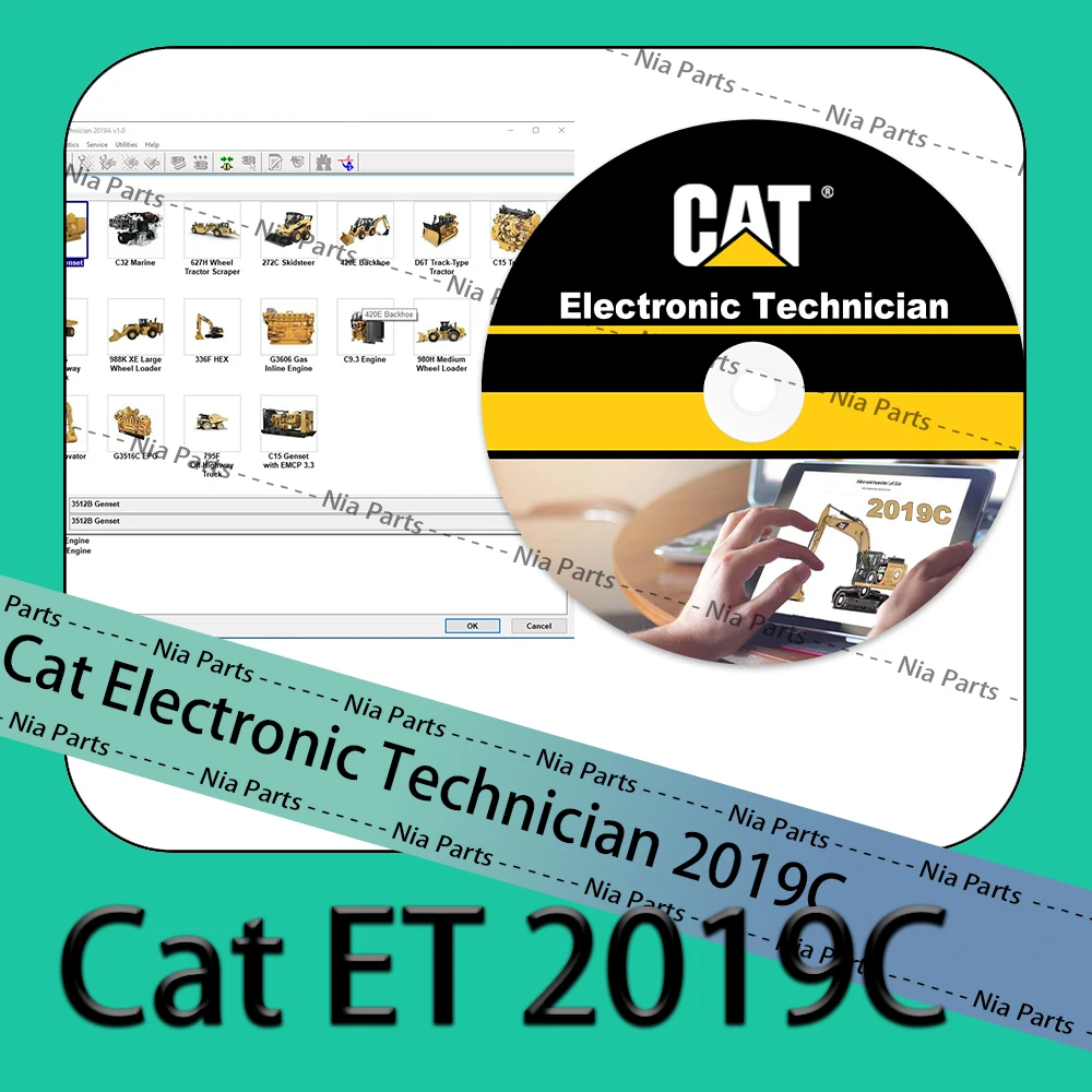 Автомобильные инструменты Cat электронный техник 2019C диагностическое программное