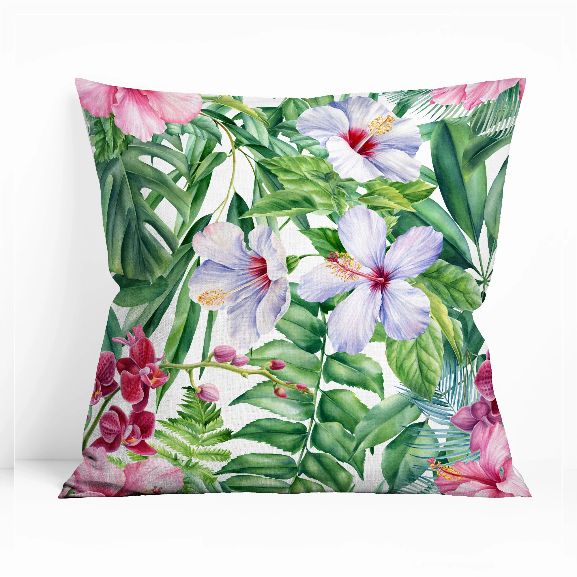 

satin pillowcase CUSHION HOME DECOR Home Textile garden cushion throw pillows ornamental pillows for living room flower cushion