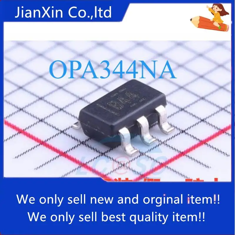 

10 шт. 100% оригинальный новый OPA344NA Op Amp SOT23-5 Silkscreen B44