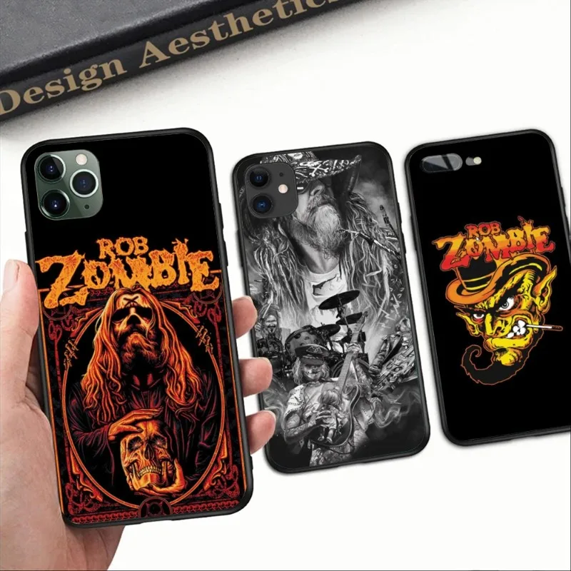 Мягкий черный чехол для телефона с изображением зомби для IPhone 14 13 12 11 XS X 8 7 6 Plus Mini Pro Max SE 2022