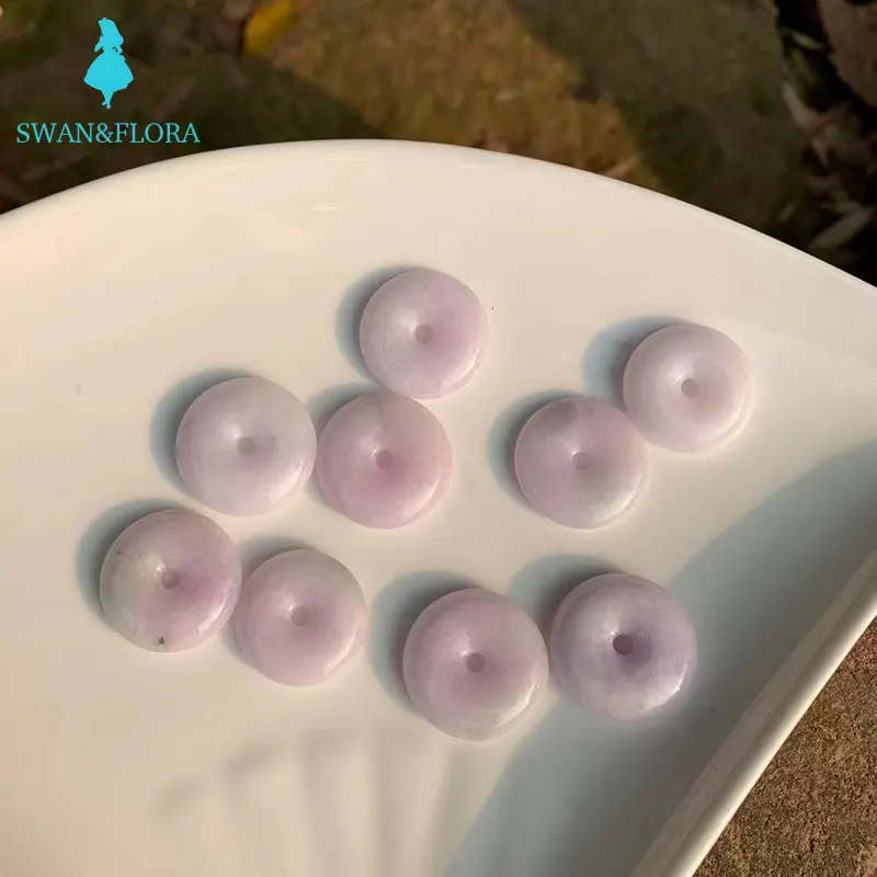 Ожерелье из натурального нефрита и подвеска Мьянмы ручная работа хороший